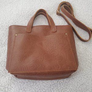 Portland leather mini zip CB in Meadow, New